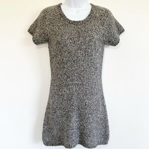 THEORY Merino Wool Blend Sweater Dress Gray Medium